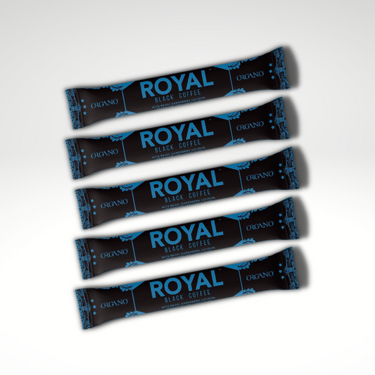 PREMIUM ROYAL KAFFE, ORGANO, TESTPACK 5 PORTIONSPÅSAR